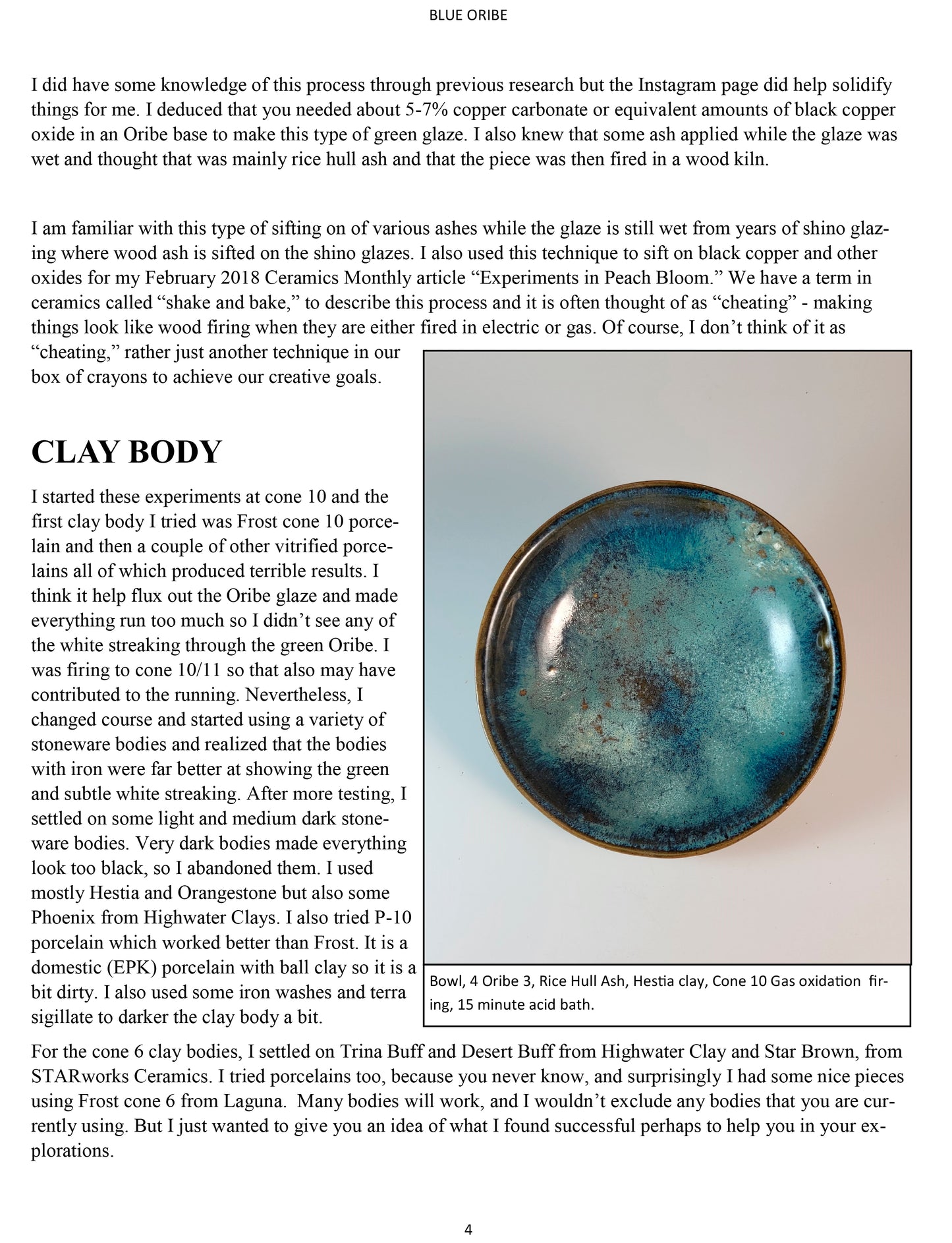 Blue Oribe | Recipes & Techniques