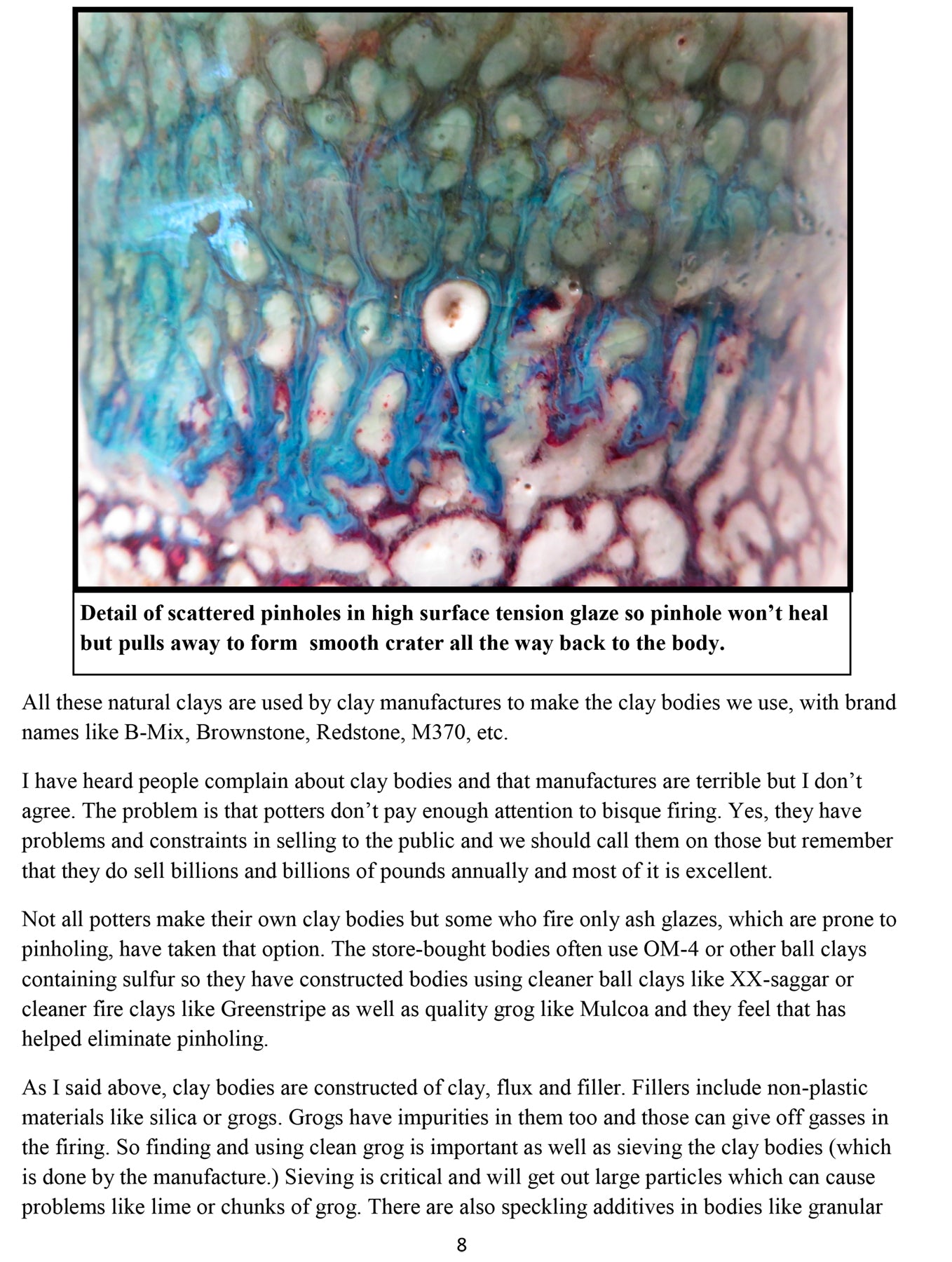 How to Stop Pinholes in Glazes